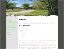 Tablet Screenshot of ajjollypark.com